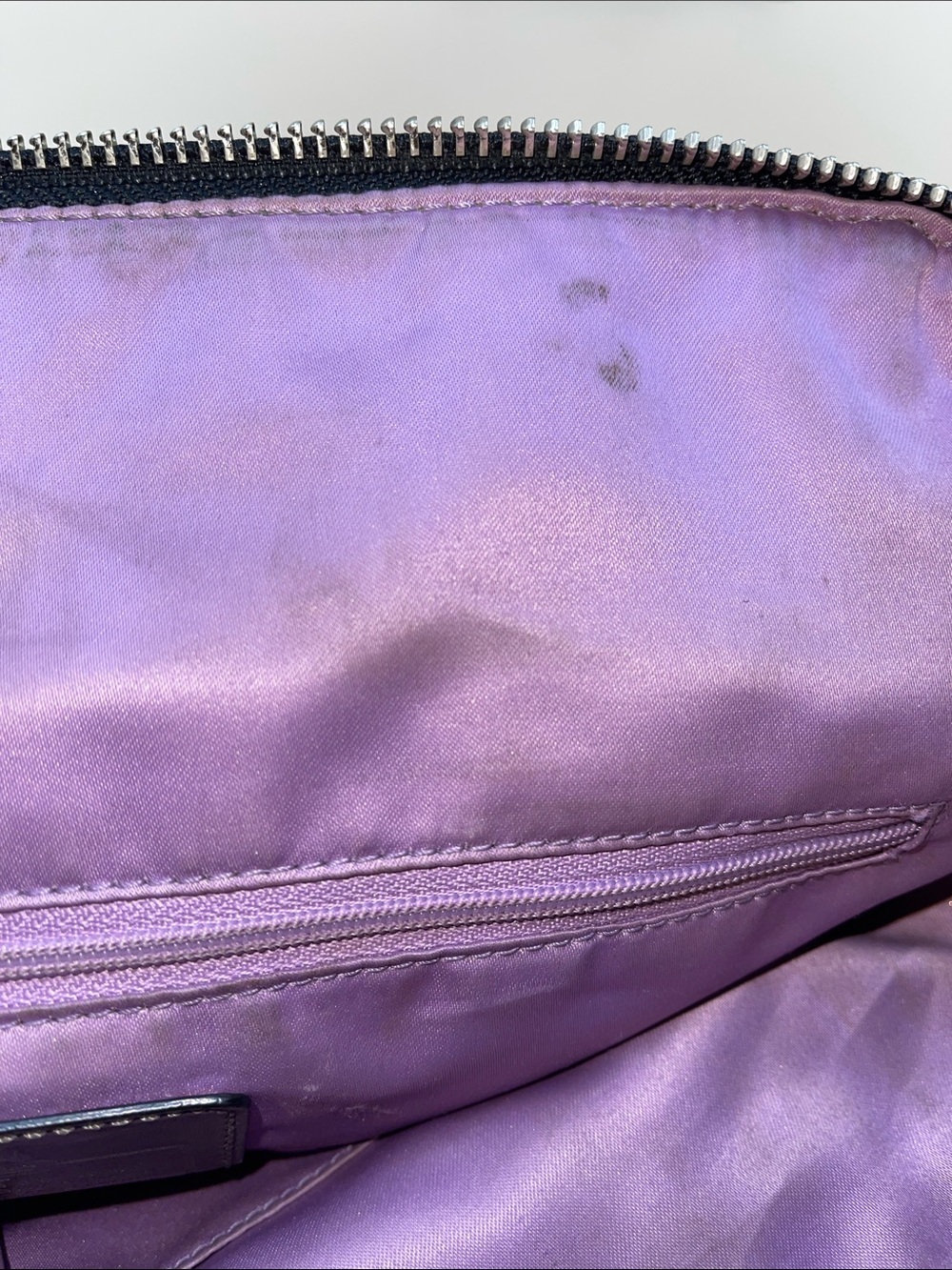 Coach Black Signature Canvas Tote with Gloss Trim - Picture 7 of 14